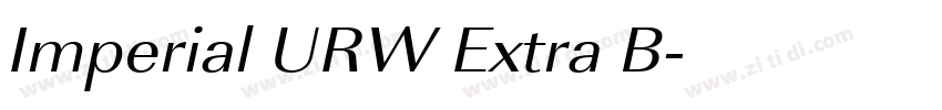 Imperial URW Extra B字体转换 Imperial URW Extra B字体转换